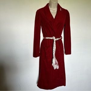 Vintage 70s Velveteen Robe USA (bag4)